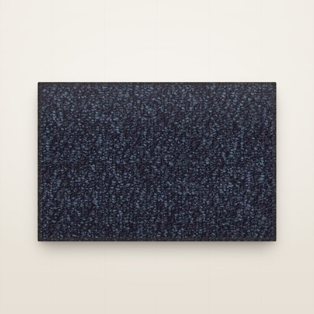 Kontura Teppich nach Maß, Blau Mittel
