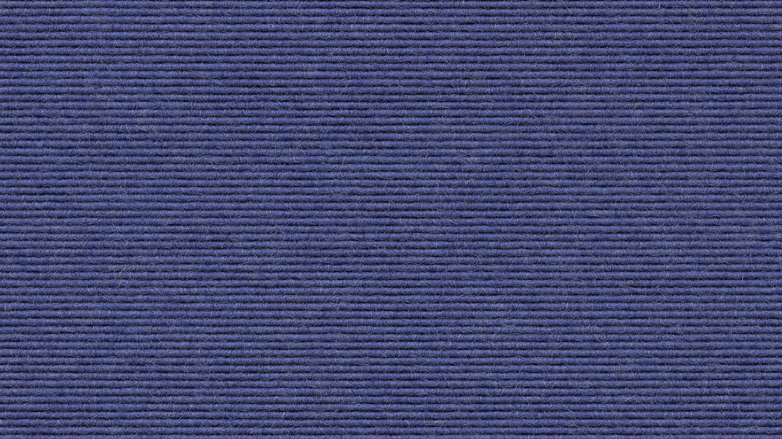 Intervana Teppichfliese 50x50cm, Blau Dunkel Mittel (592)
