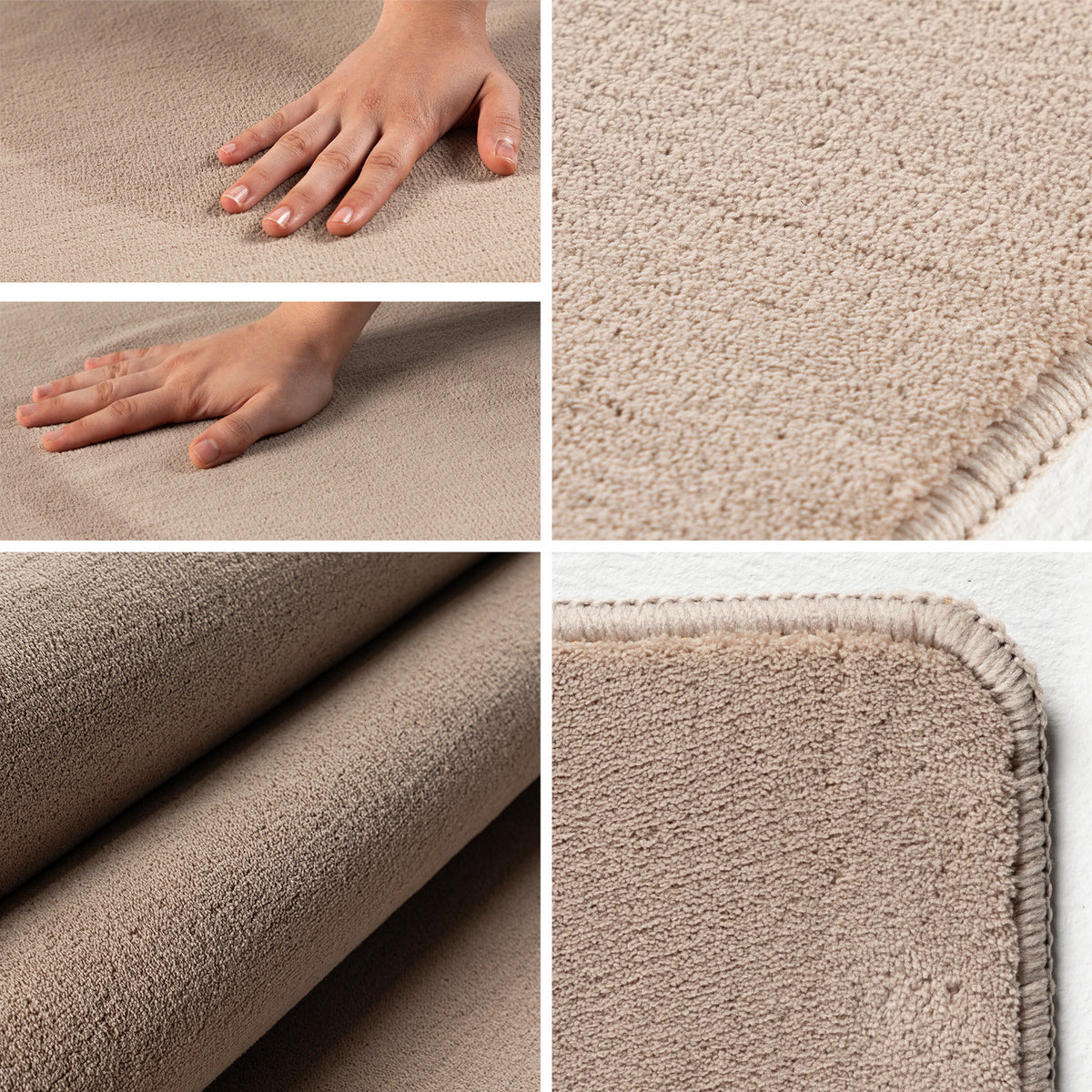 Sky 5400 Beige Kurzflor Teppich