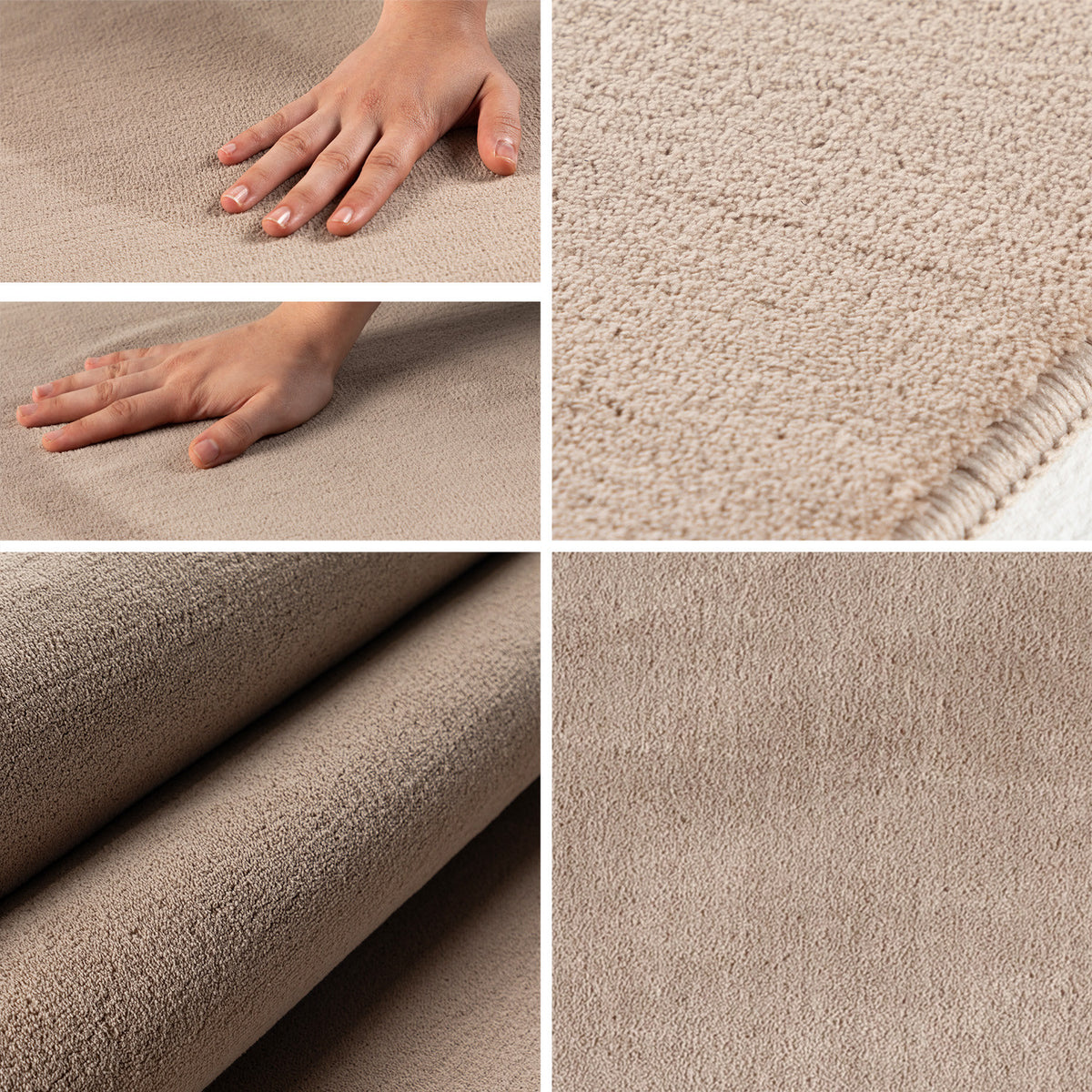 Sky 5400 Beige Kurzflor Teppich