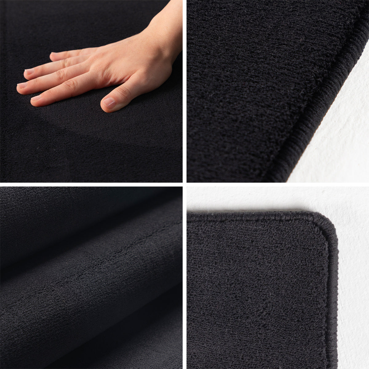 Sky 5400 Black Kurzflor Teppich