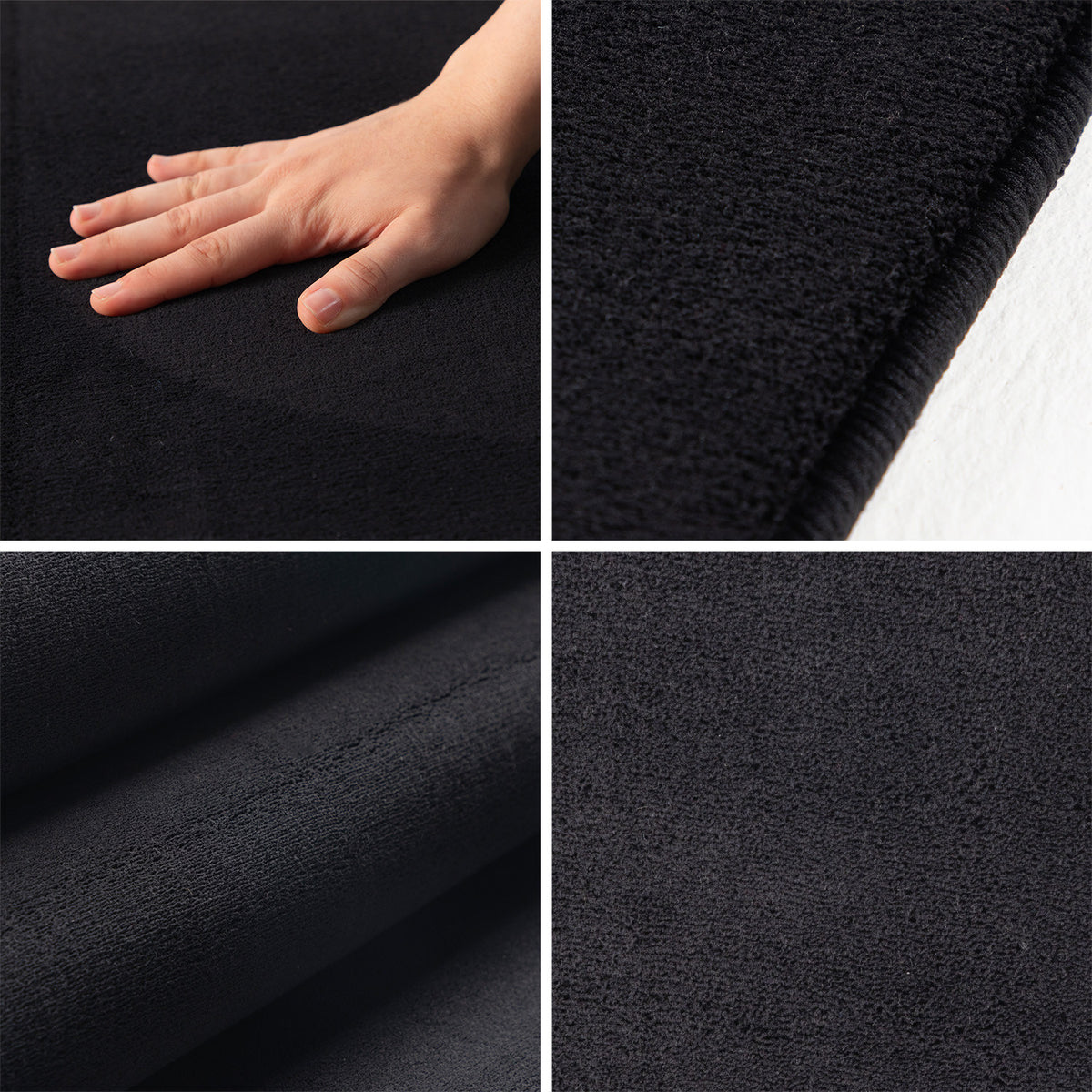 Sky 5400 Black Kurzflor Teppich