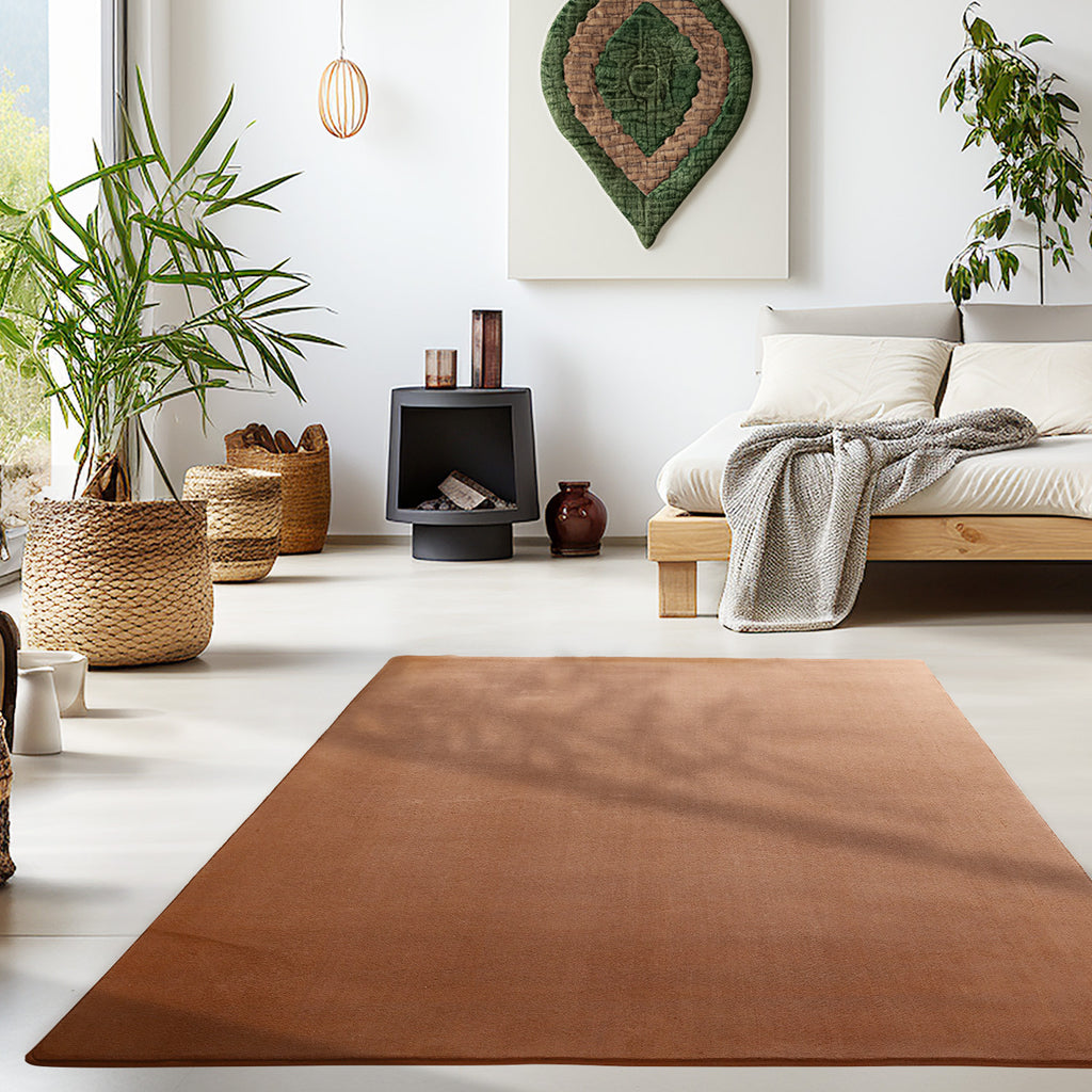 Sky 5400 Brown Kurzflor Teppich