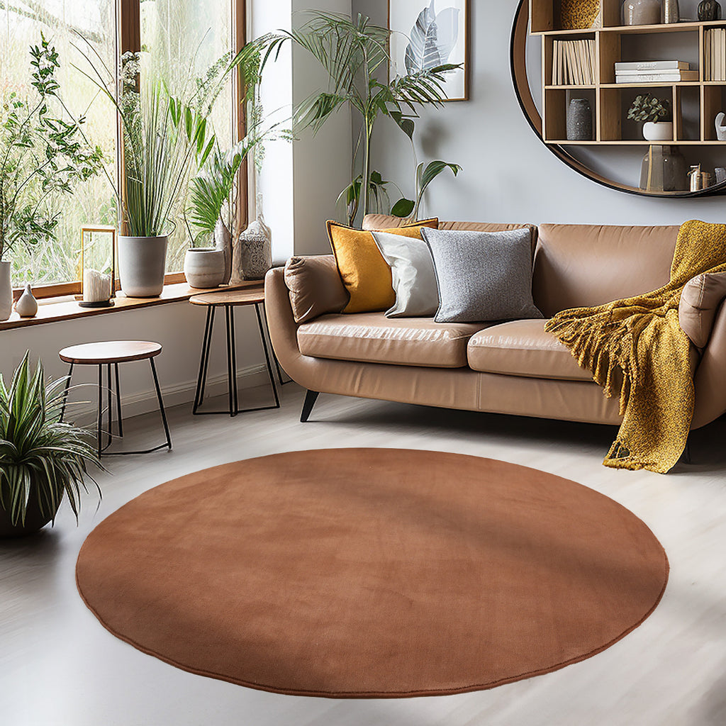 Sky 5400 Brown Kurzflor Teppich