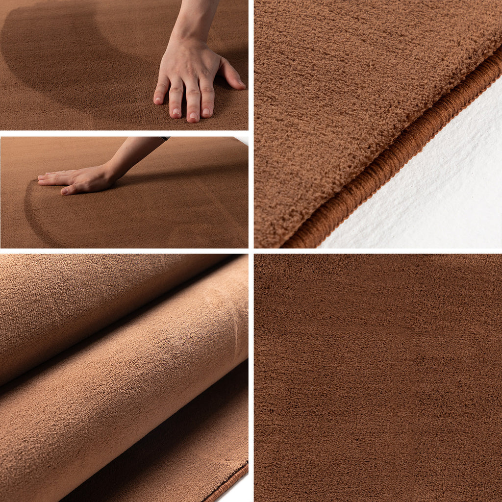 Sky 5400 Brown Kurzflor Teppich