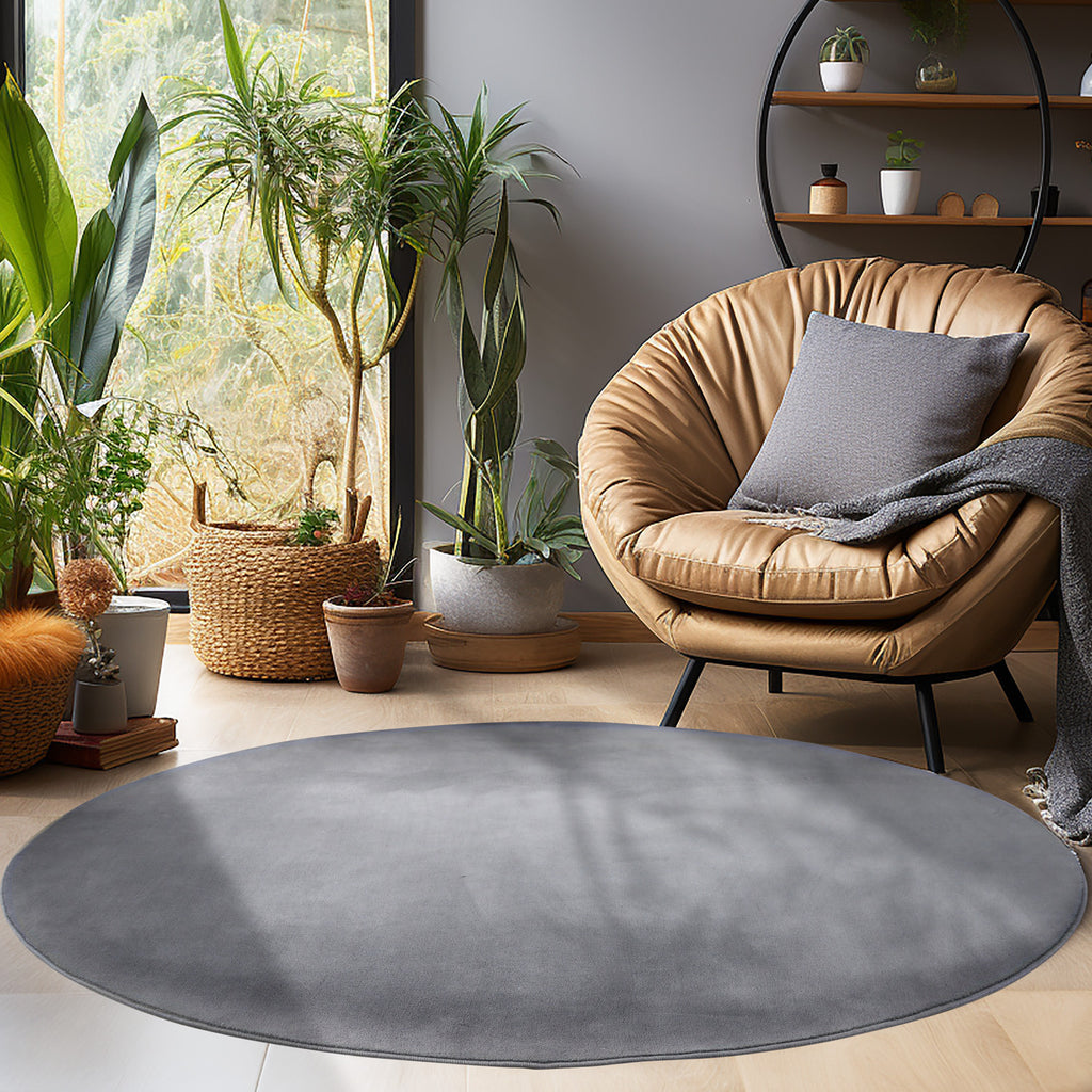 Sky 5400 Grey Kurzflor Teppich