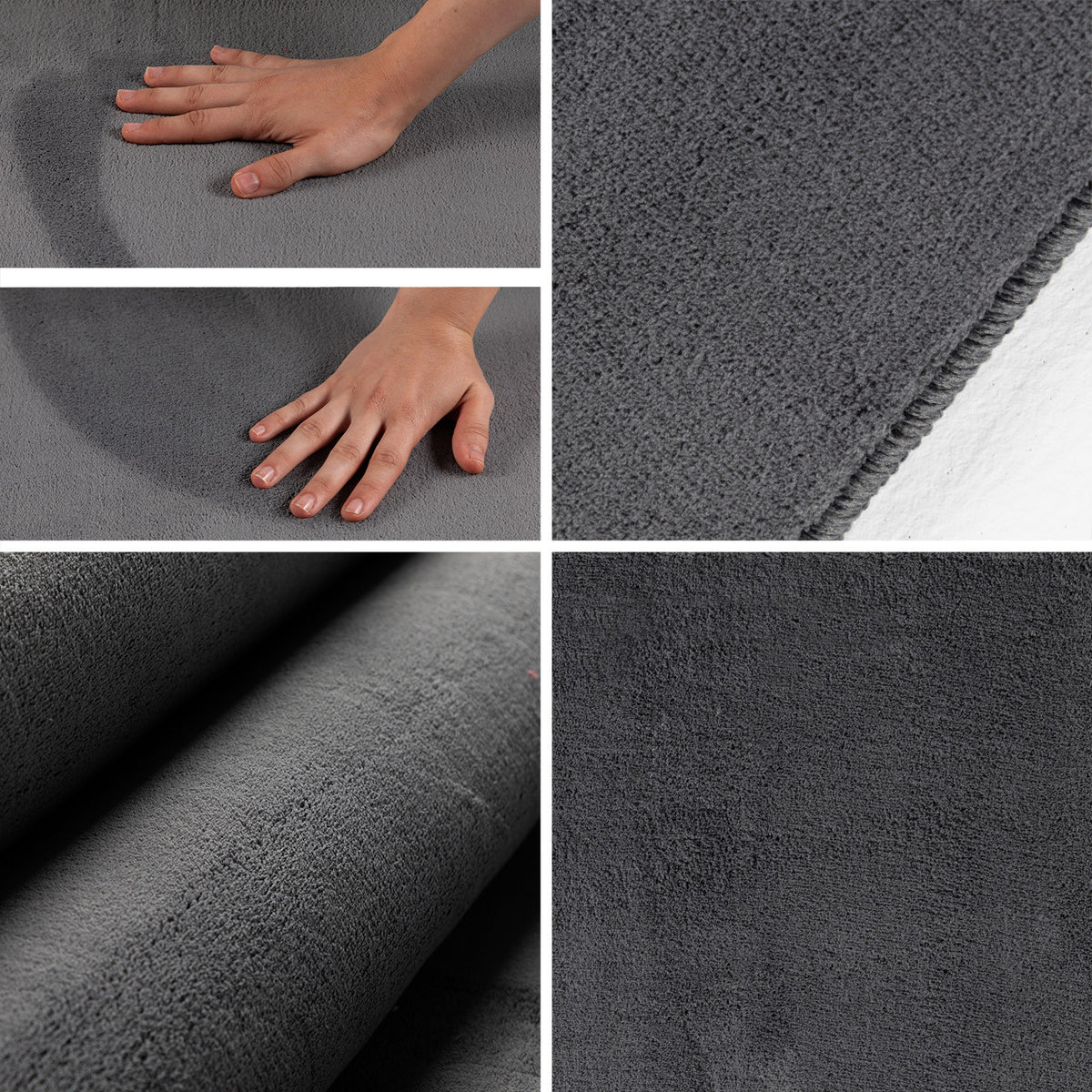 Sky 5400 Grey Kurzflor Teppich