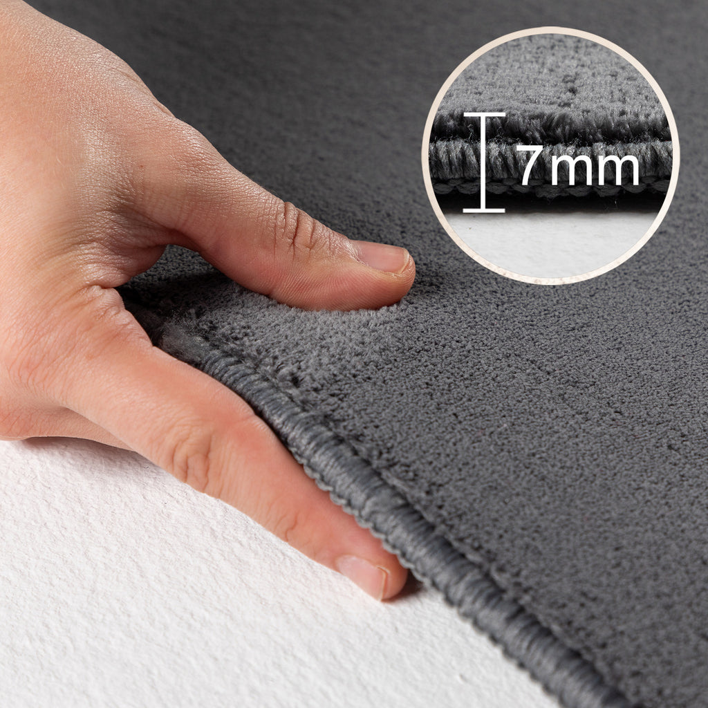 Sky 5400 Grey Kurzflor Teppich