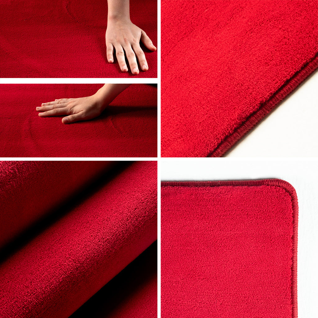 Sky 5400 Red Kurzflor Teppich