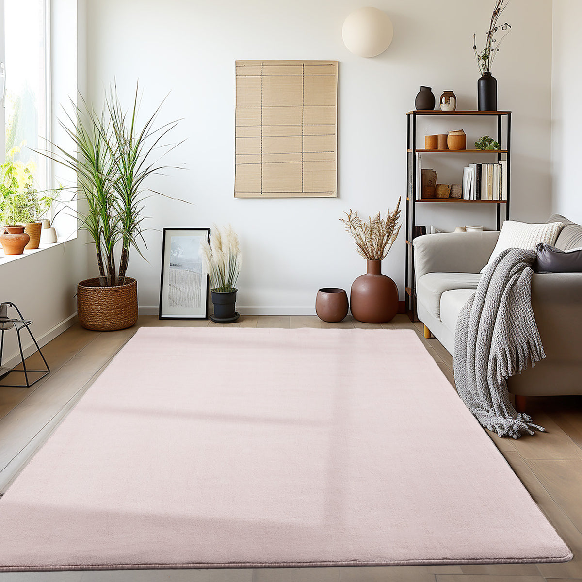 Sky 5400 Rose Kurzflor Teppich