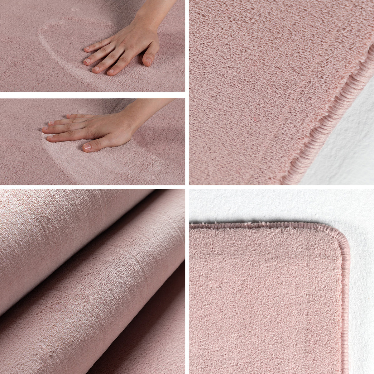 Sky 5400 Rose Kurzflor Teppich