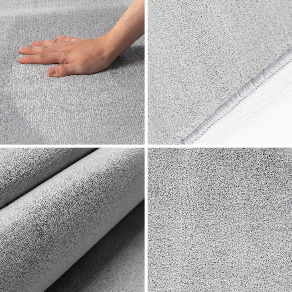 Sky 5400 Silver Kurzflor Teppich