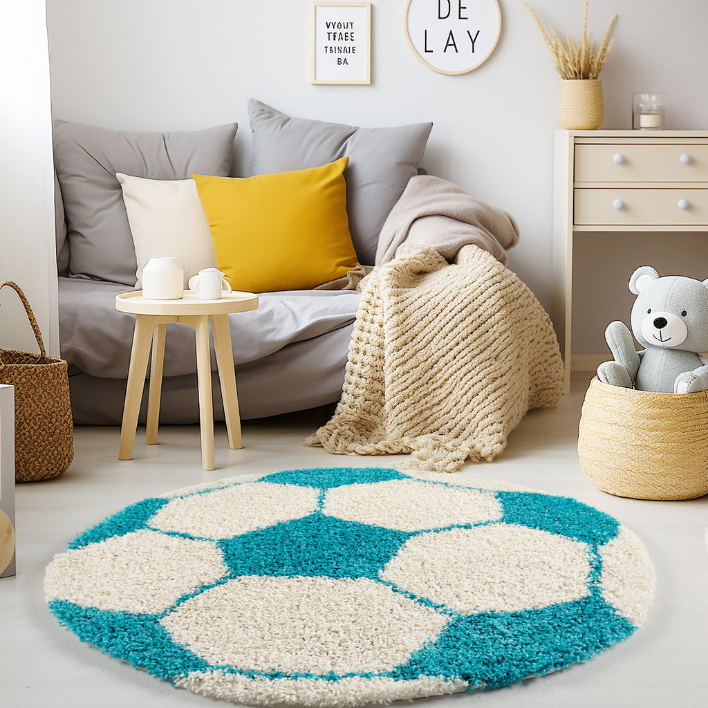 Fun 6001 Turkis Kinder Teppich