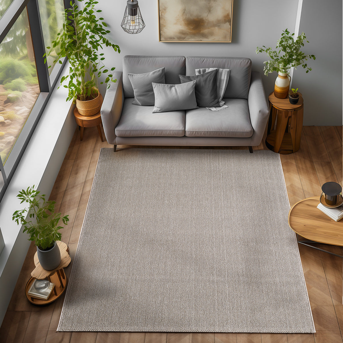 Loom 4300 Brown Kurzflor Teppich