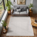Loom 4300 Cream Kurzflor Teppich