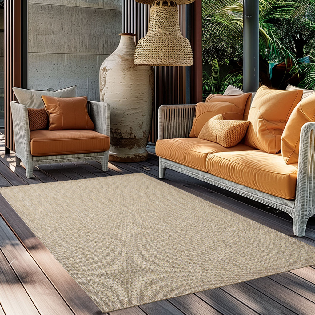 Giza 1410 Beige Outdoor Teppich