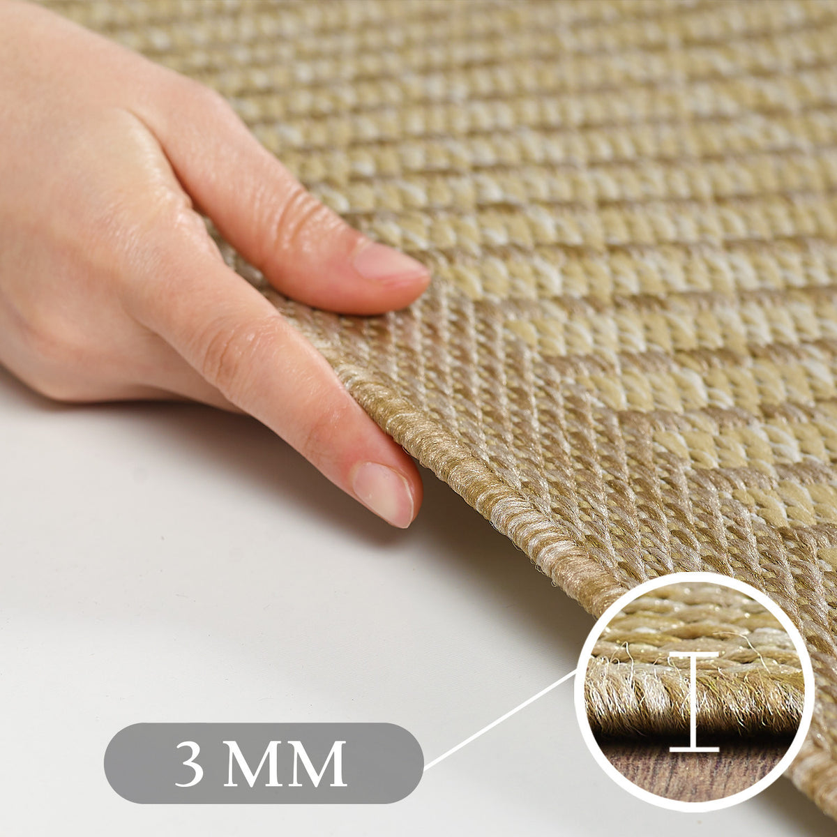 Giza 1410 Beige Outdoor Teppich