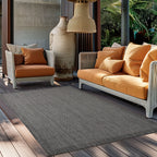 Giza 1410 Black Outdoor Teppich