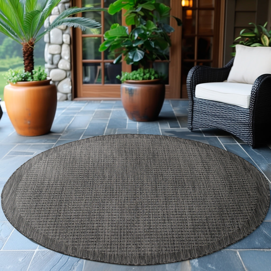 Giza 1410 Black Outdoor Teppich