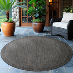 Giza 1410 Black Outdoor Teppich