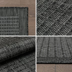 Giza 1410 Black Outdoor Teppich