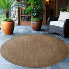 Giza 1410 Brown Outdoor Teppich