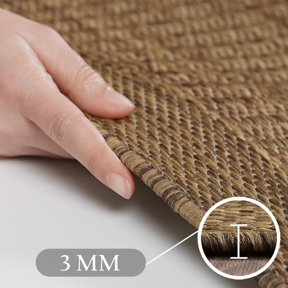 Giza 1410 Brown Outdoor Teppich