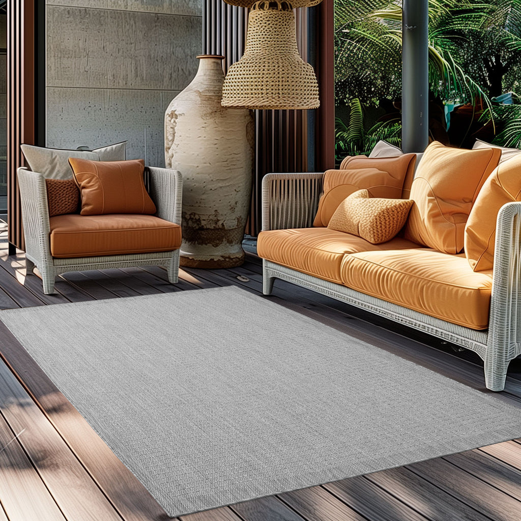 Giza 1410 Grey Outdoor Teppich