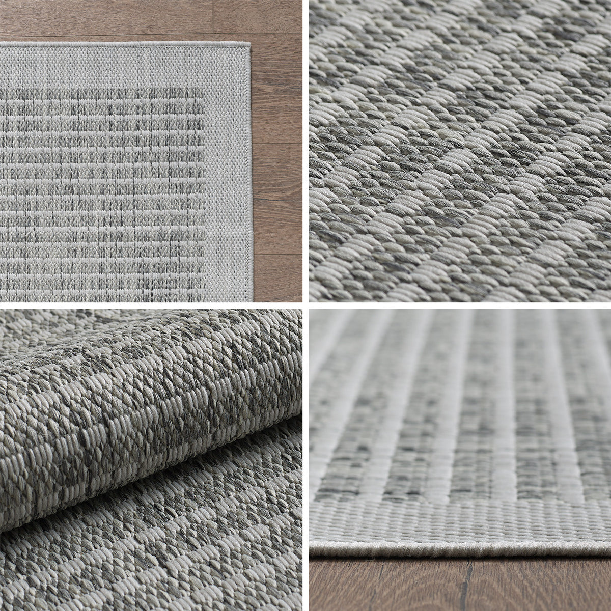 Giza 1410 Grey Outdoor Teppich
