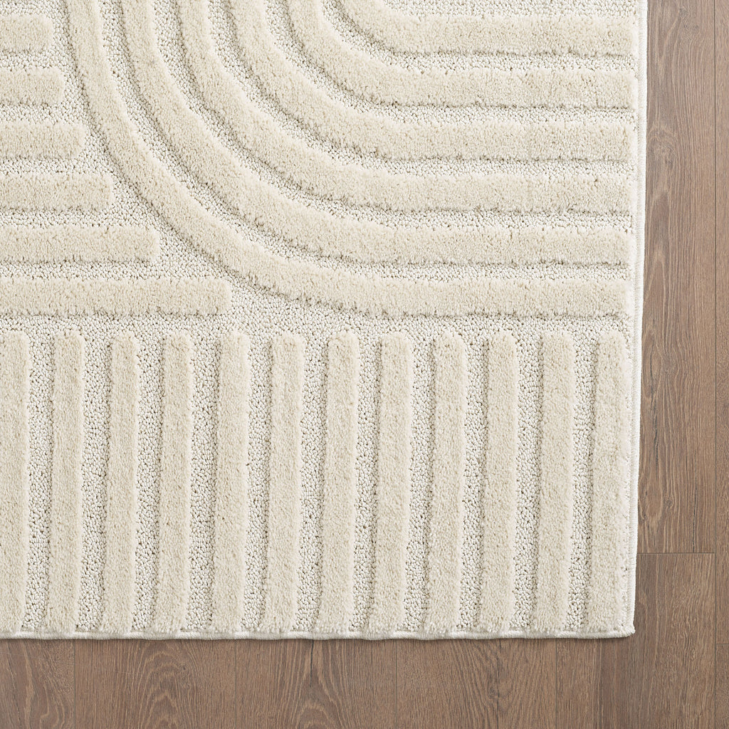 Art 1121 Cream Kurzflor Teppich