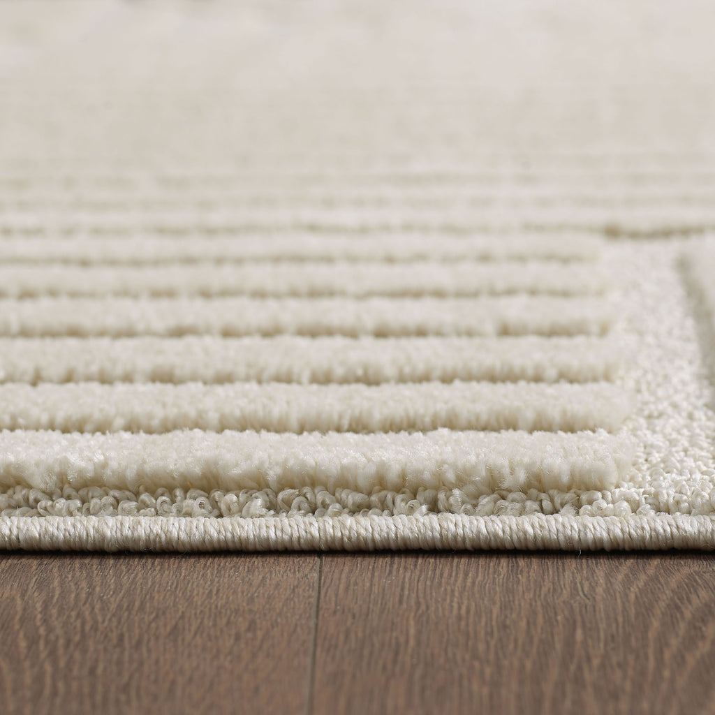 Art 1121 Cream Kurzflor Teppich