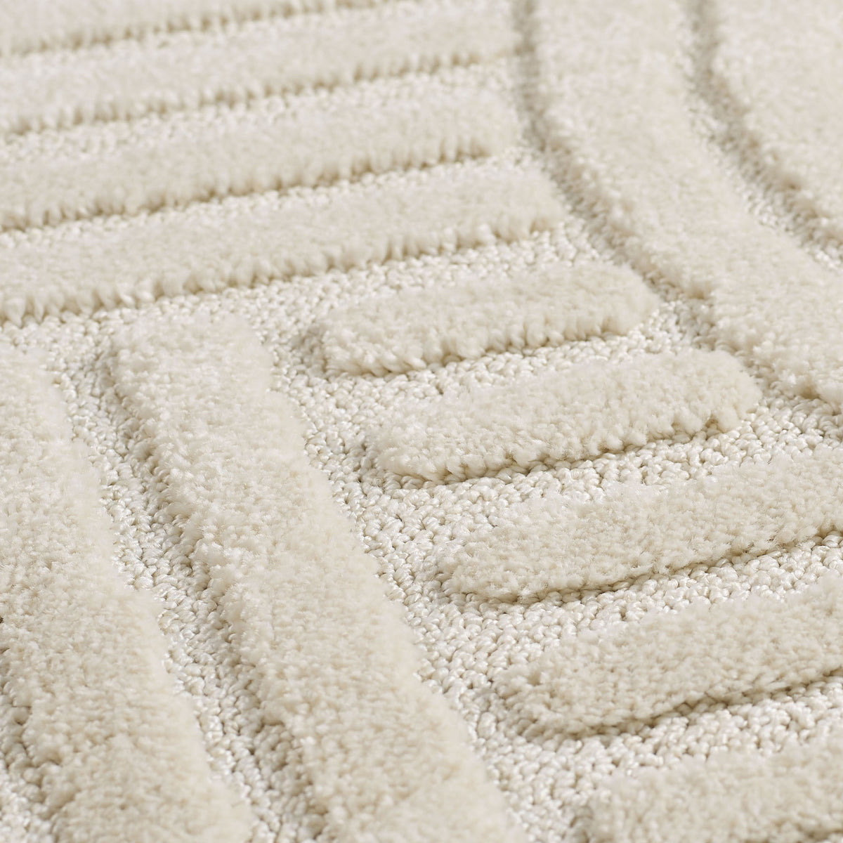 Art 1121 Cream Kurzflor Teppich