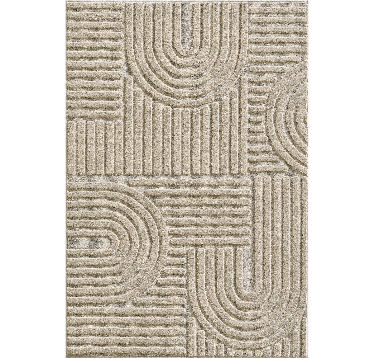 Art 1121 Beige Kurzflor Teppich