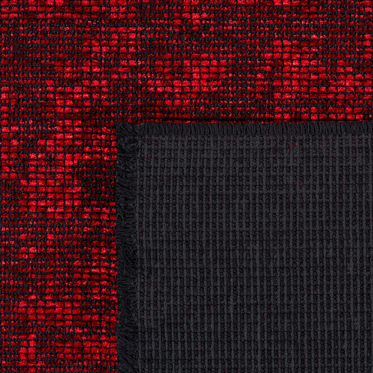 Space 1900 Red Kurzflor Teppich