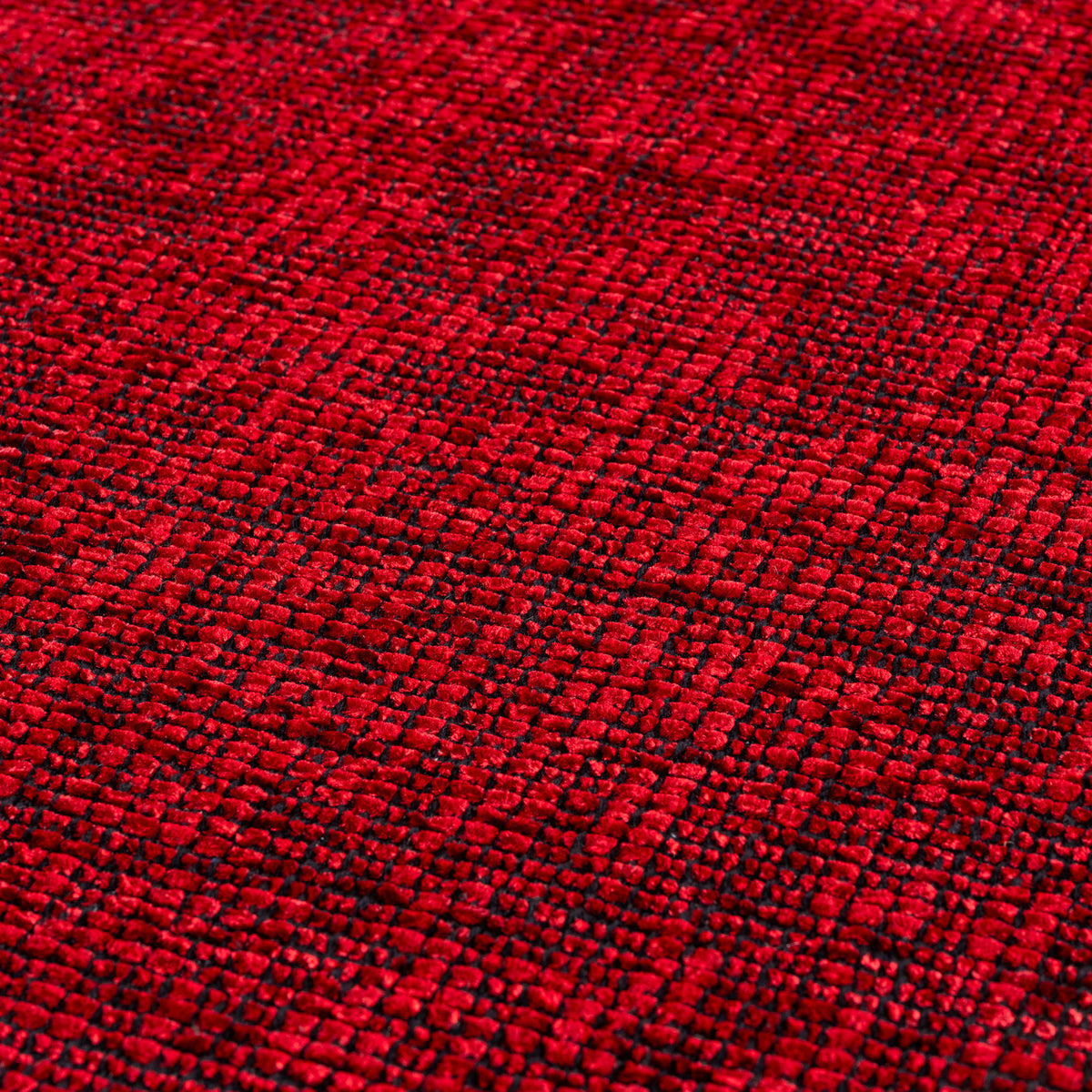 Space 1900 Red Kurzflor Teppich
