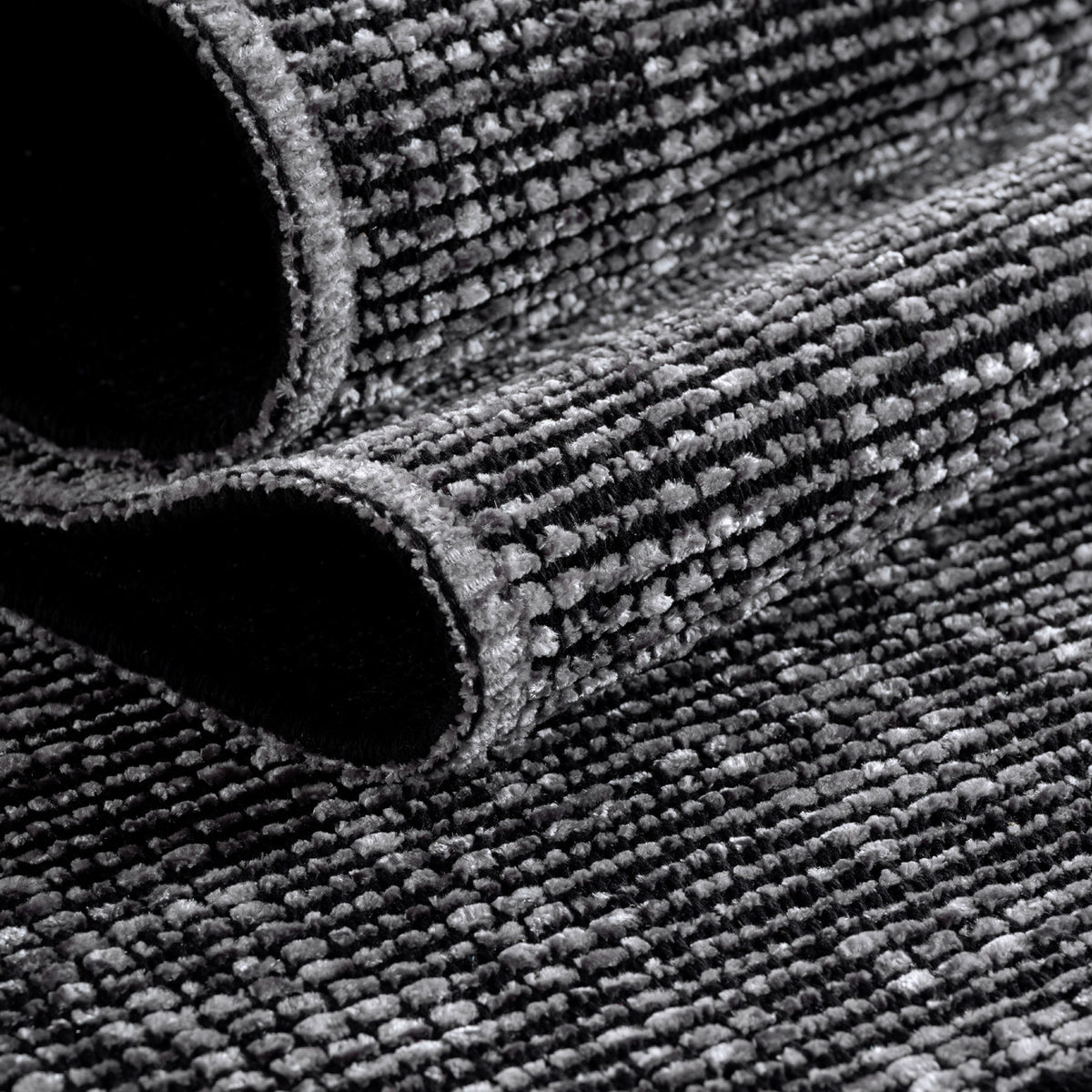 Space 1900 Grey Kurzflor Teppich