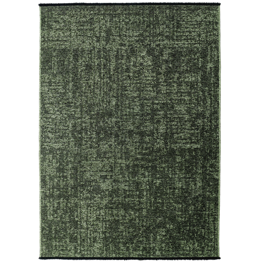 Space 1900 Green Kurzflor Teppich