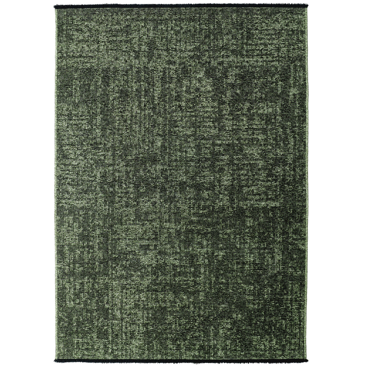 Space 1900 Green Kurzflor Teppich
