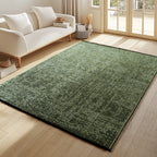 Space 1900 Green Kurzflor Teppich