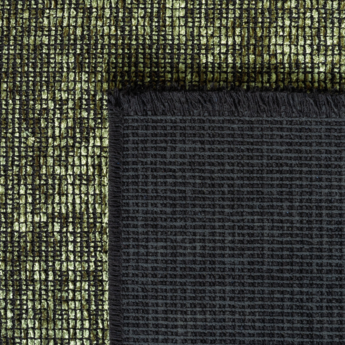 Space 1900 Green Kurzflor Teppich