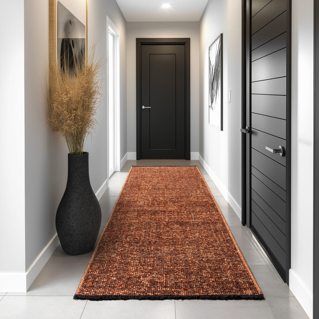 Space 1900 Copper Kurzflor Teppich