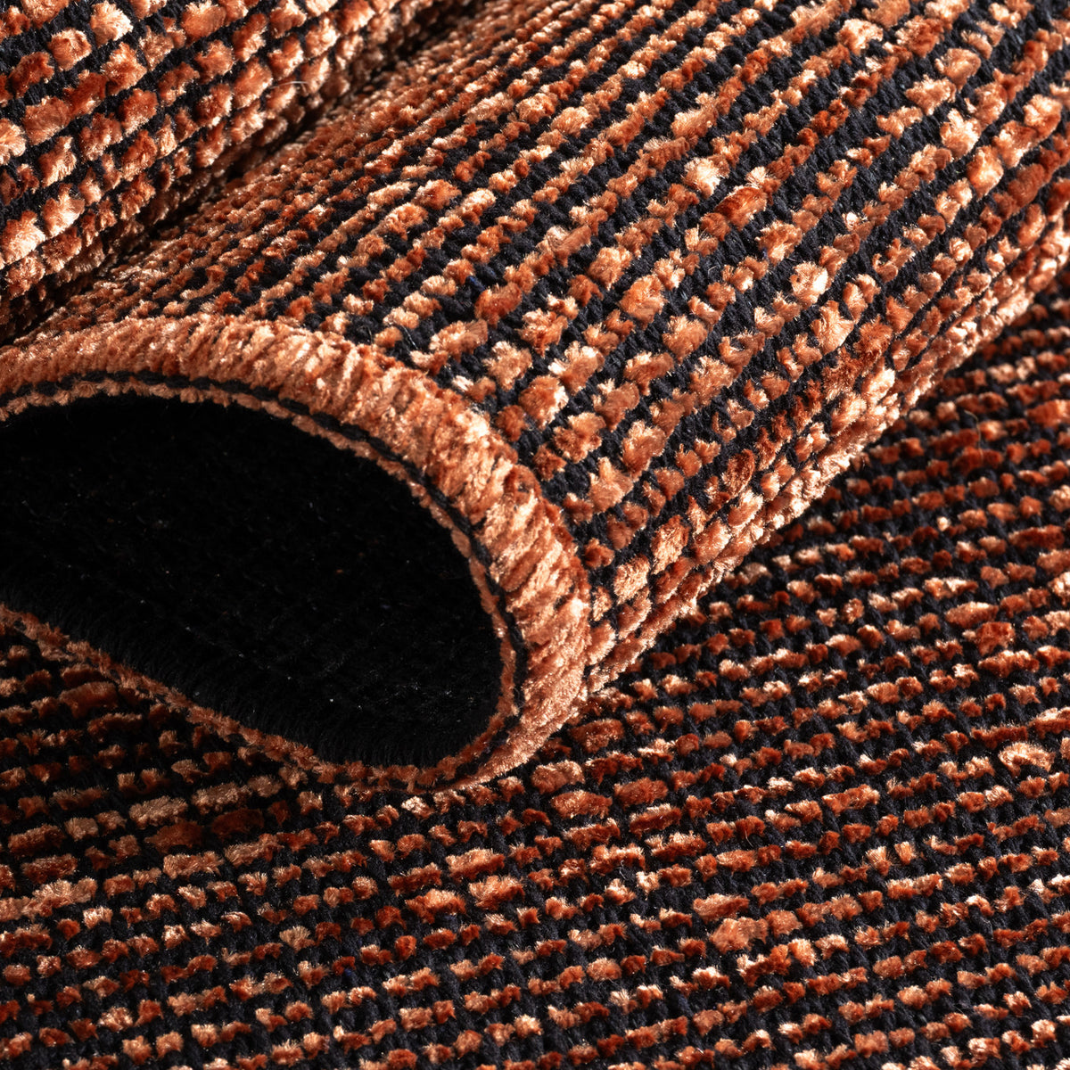 Space 1900 Copper Kurzflor Teppich