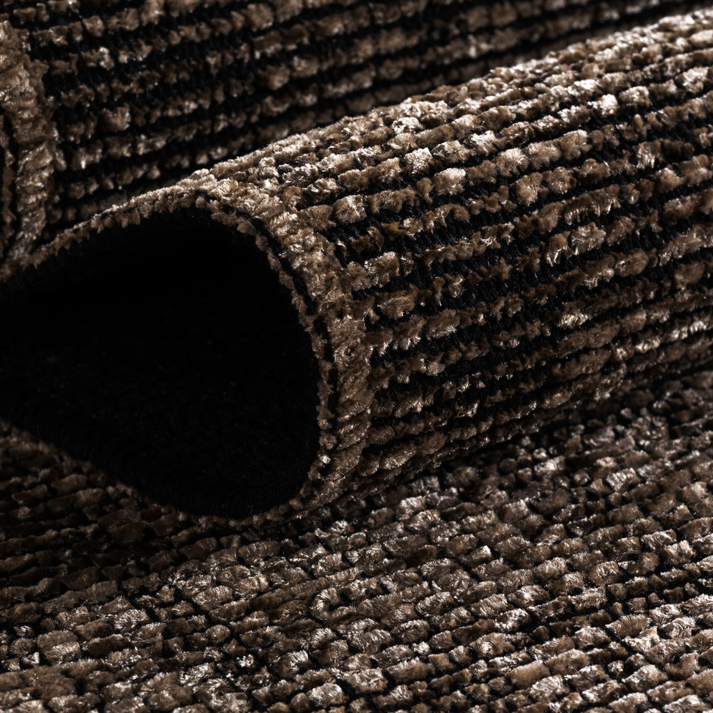 Space 1900 Brown Kurzflor Teppich