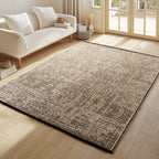 Space 1900 Beige Kurzflor Teppich