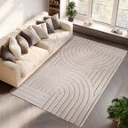 Pompei 1611 Cream Kurzflor Teppich