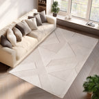 Pompei 1613 Cream Kurzflor Teppich
