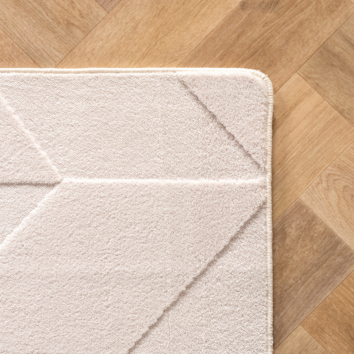 Pompei 1613 Cream Kurzflor Teppich