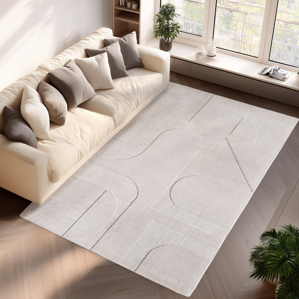 Pompei 1614 Cream Kurzflor Teppich