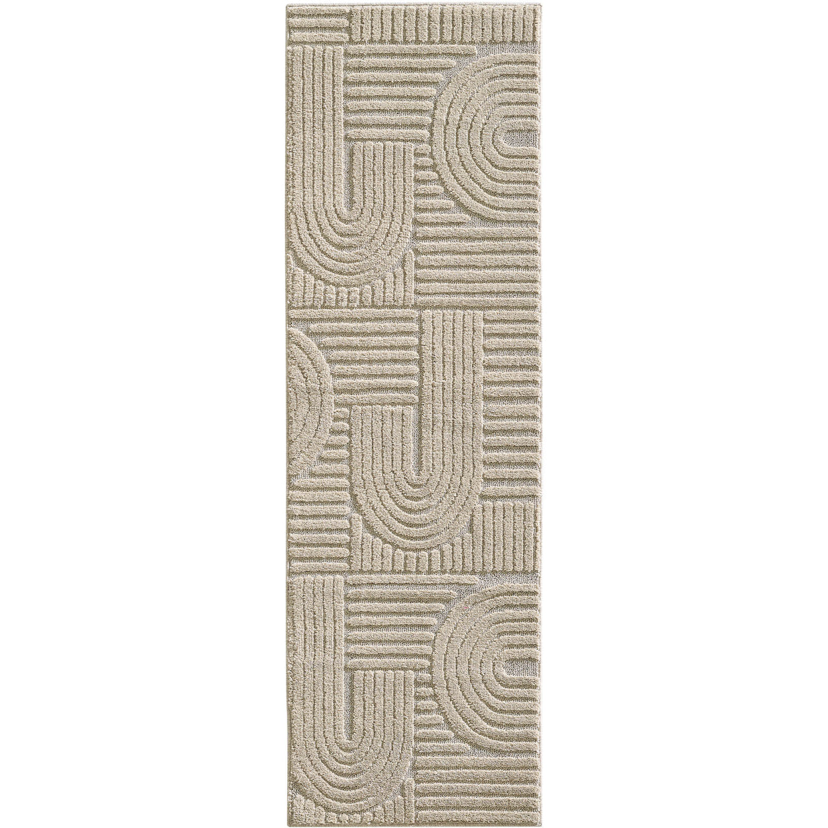 Art 1121 Beige Kurzflor Teppich