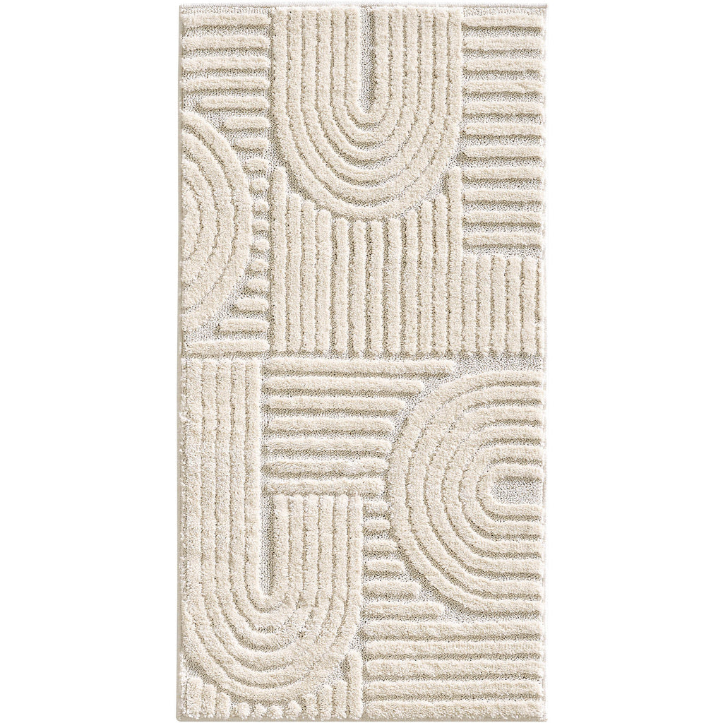 Art 1121 Cream Kurzflor Teppich